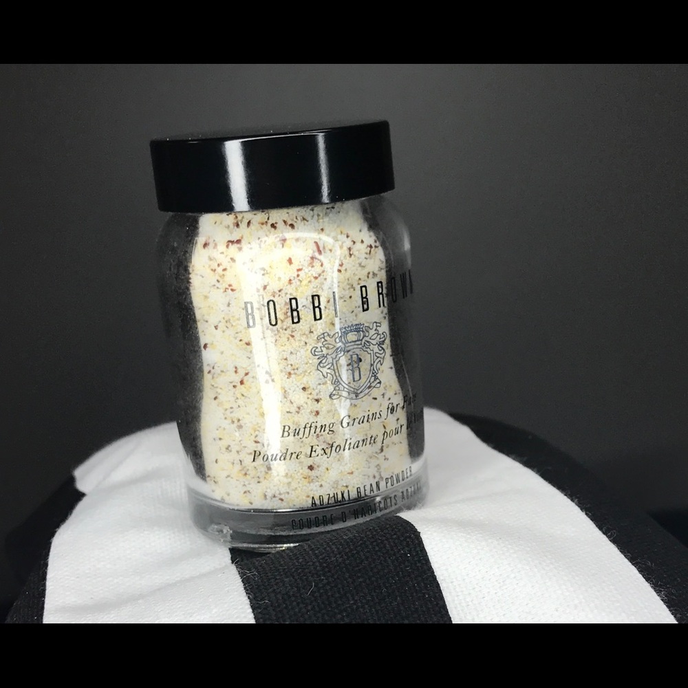 Buffing grains exfoliate